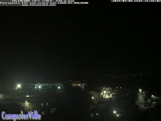 immagine della webcam nei dintorni di Acquapendente: webcam Valentano